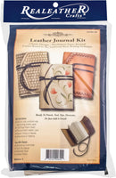 Silver Creek Realeather Leather Journal Kit, 4.5"x6", Natural (C4182-00) — 1