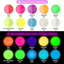 ABEIER Glow in the Dark Acrylic Paint Set, 10 x 2 oz, Blacklight | 20 Fl Oz (Pack of 1) — 2