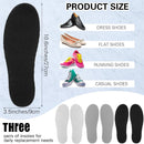 3 Pairs Fleece Shoe Liners Fuzzy Washable Shoe Inserts for Women — 2