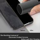 Car Screen Cleaner Spray and Wipe for Women, Cell Phone Touchscreen Cleaning Wiper Kit Accessories for MacBook Display iPad iPhone Mac Laptop Computer Monitor TV Screens, Black Grey White photo 5
