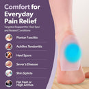 BraceAbility Heel Spur Cups | Medical-Grade Silicone Plantar Fasciitis Insole Cushion Pads, Gel Foot Orthotic & Shoe Insert Protectors (Pair - Large) — 5