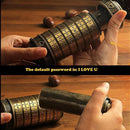 Unique Valentines Gift Cryptex Da Vinci Code Mini Cryptex Lock Puzzle Boxes with Hidden Compartments Heavy Real Metal Novelty Birthday Gifts Big Enough for Notes,Paper Money,Rings,Jewelry (Bronze) — 3