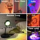 JIMEI Sunset Lamp Projector Led Lights for Bedroom Night Light RGB Lights Sun Sunlight Sunrise Lamp 10w 360°… — 2