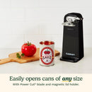 Cuisinart Electric Can Opener, One-Touch Operation, Nonslip Base, Black