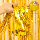 Pink and Gold Birthday Party Decorations for Women with Happy Birthday Banner,Curtains, Butterfly Wall,Circle Dots Garland,Tissue Pompoms,Paper Tassels Garland for Her | Pink Gold — 7