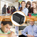 AFMAT Electric Pencil Sharpener, Heavy Duty Pencil Sharpener for Classroom, 6.5-8mm No.2/Colored Pencils, UL Listed, 10,000+ Sharpenings, Electric Pencil Sharpeners for Home, Office, School PS13 | Black — 7