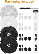 AMLY | 4 Pairs of Elastic No Tie Shoelaces — 6