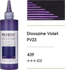 MEEDEN Soft Body Acrylic Paint: Purple Lake Matte Finish 250ml/8.45oz | Dioxazine Violet — 2