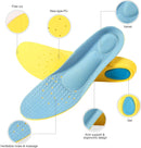 Shoe Inserts, Memory Foam Insoles for Men Women - Yellow — 3