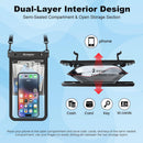 Rynapac Large Waterproof Phone Pouch Up to 10", 2 Pack IPX8 Protector Pouch photo 5