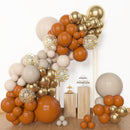 Amandir 153pcs Burnt Orange Balloon Garland Arch Kit Different Sizes — 4
