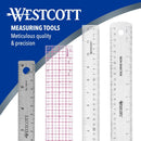 Westcott Shatterproof Ruler, Design with Easy-to-Read Markings, Back-to-Classroom, 12-Inch — 5