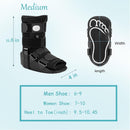 Medibot Advanced Walking Boot for Ankle Injuries & Fractures Adjustable Air Splint with Pump, Medium Black, Fits Shoe Size 6-10'', Men and Women — 6