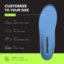 Superfeet All-Purpose Support Medium Arch Insoles (Blue) for Active Lifestyle with Medium Arch Support - Men 11.5-13 / Women 12.5-14 — 7