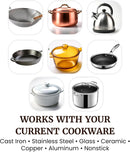 Elite Gourmet Electric Burner, 1000W Cast Iron Hot Plate, 7 Heat Settings