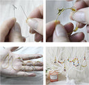 XKCWXY 483Pcs Earring Making Kit with Beading Hoops and Earring Findings — 4