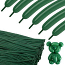 Animal Balloons - Hunter Green 260 Long Balloons for Birthday Party Events — 1