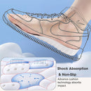 Height Increase Insoles Heel Lifts for Men and Women,Comfort Shoes Elevator,Memory Foam Cushion Shoe Insoles for Foot Pain Relief (Black-White, 1.4IN-US Men 8-11) — 6