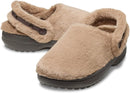 Crocs Unisex-Adult Classic Unfurgettable Lined Clogs, Fuzzy Slippers | 9 Women/7 Men | Milk Chocolate — 6