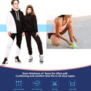 Sintege 3 Pairs Breathable Shoe Insoles Inserts,White, Black, Grey — 7