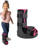 Brace Direct Pediatric Walking Boot for Kids Broken Foot, Ankle & Toe L4387 - Pink — 1
