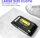 Shoe wipes Pack of 2 Total 60 Pcs Sneakers Cleaning Quick Wipes Removing Dirt and Stains with Disposable Shoe Wipe — 8
