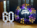 Purple and Gold Balloon Arch Kit, 162Pcs Dark Purple Gold with Stars Balloon Garland kit, Different Size Balloons for Birthday Baby Shower Anniversary Adults Prom Luxury Party Decorations — 4
