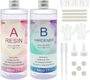 32oz Epoxy Resin Kit, Crystal Clear, Self-Leveling, Easy 1:1 Mix — 1