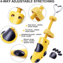 cyrico Shoe Stretcher Women 4-way Shoe Expander Widener Shoe Tree Shape for Wide Feet | yellow — 3