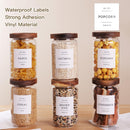 6 Set Glass Pantry Storage Jars with Acacia Airtight Lid - 23oz Thicken Glass…