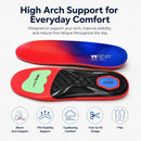 Plantar Fasciitis Pain Relief High Arch Support Insoles, Heavy Duty Orthotics for 220+ lbs & All Weights, Unisex Flat Feet & Work Boots, Corrective & Pressure Relief with Every Step, Size XL - L - Women 10.5-11.5 / Men 8.5-9.5 / XL - Women 12-13.5 / Men 1 — 5