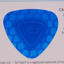 Sof Sole Men's Gel Heel Cup Shoe Insoles, Men's Size 7-12 - Clear, Blue — 6