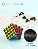 ROXENDA Speed Cube Set - Carbon Fiber Sticker Magic Cube Bundle — 3
