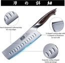 HOSHANHO 7 Inch Nakiri Knife, Ultra Sharp Japanese Kitchen Chef Knife