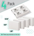 Mr. Pen- Kneaded Erasers, 0.9" x 1.18", 4 Pack, White | 4 Pack, 1.18" x 0.9" — 2