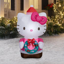 Hello Kitty Christmas Inflatable, Indoor/Outdoor Holiday Decoration, 4.5 Ft Tall — 2