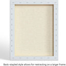 PHOENIX 16x20 Inch 2 Pack Artist Canvas - Large Stretched Canvases for Painting - 3/4 Inch Profile, 100% Cotton 11 Oz. Gesso Primed White Blank Professional Canvas Oil & Acrylic Paints | Traditional | 16"x20" — 3