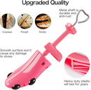 LANNEY Shoe Stretcher for Women & Men Wide Feet - Premium Shoe Expander Widener Stretch Length Width | Pink — 5