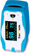 Zacurate Cute Digital Fingertip Pulse Oximeter for Small Finger Clip, SpO2 Blood Oxygen Saturation Monitor with OLED display - Animal theme — 4