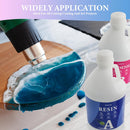 Epoxy Resin 2 Gallon Crystal Clear Epoxy Resin Kit DIY 1:1 Ratio — 6