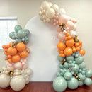 Green and Orange Balloons,50PCS 12 Inch Sage Green and Yellow Balloons with Confetti Latex Balloon for Cutie Baby Shower Fall Party Birthday Party Decorations (Pack of 3) | 50PC (Pack of 3) | Green Orange — 8