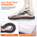 Women’ s Sheepskin Insoles, 17mm Thick Wool, Shoe Inserts for Work Boots, Sneakers, Winter Warm Wool Shoe Insoles for Pain Relief, Soft Replacement Shoe Pads (US W6-6.5, 1 Pair) — 2