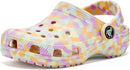Crocs Kids Classic Watercolor Marbled Clog – Multi Glow Confetti — 1