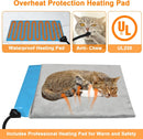 Indestructible Heated Cat House for Outside Cats Winter,Weatherproof & Insulated & Elevated Feral Cat House with Escape Door, Outdoor Indoor Cat Shelter for Stray Barn Cat 17.7×14.9×17.5 — 5