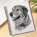 Hardbound Sketch Book, Spiral Bound, 8.5x11 inches — 6