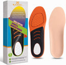 Diabetic Insoles Men and Women Sport Insoles for Standing All Day Relieves Foot Pain and Stress Comfortable Daily US 4-18 Plus Size Insoles.(Apricot,US Men's 13-18) — 1