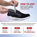 Carbon Fiber Insole(1 Pair): Rigid Shoe Insert for Men & Women - for Morton's Toe, Turf Toe, Hallux Limitus and Rigidus, Arthritis - Alternative to Post Op Shoe (235mm) — 2