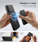 SURITCH for iPhone 16 Pro Max Case with Magnetic Camera Slide Cover and Adjustable Kickstand, Compatible with MagSafe, Shockproof Bumper Case Slim Protective Cover 6.9 Inch, Black — 3