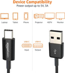 Amazon Basics USB-A to USB-C Fast Charger Cable, USB 2.0, 480Mbps Data Transfer Speed, USB-IF Certified, for Apple iPhone 16/15, iPad, Samsung Galaxy, Tablets, Car, 3ft, Black 4