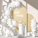 110pcs White Balloon Arch Kit with 18 12 10 5 inch Balloons — 1